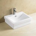 Vente en gros Meilleur prix White Sanitary Ware Ceramic Countertop Sink